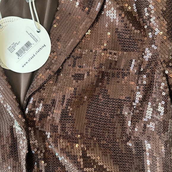 Staud Carey Metallic Top - Picture 5 of 11